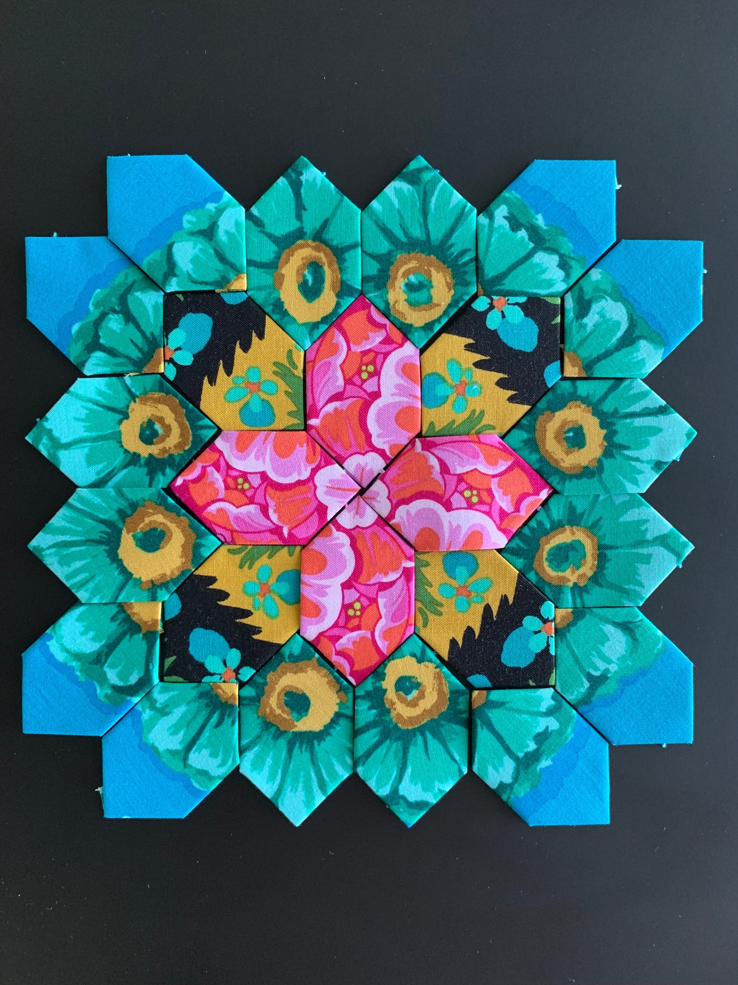 Flower Ring #10 Patchwork of the Cross Block Kit