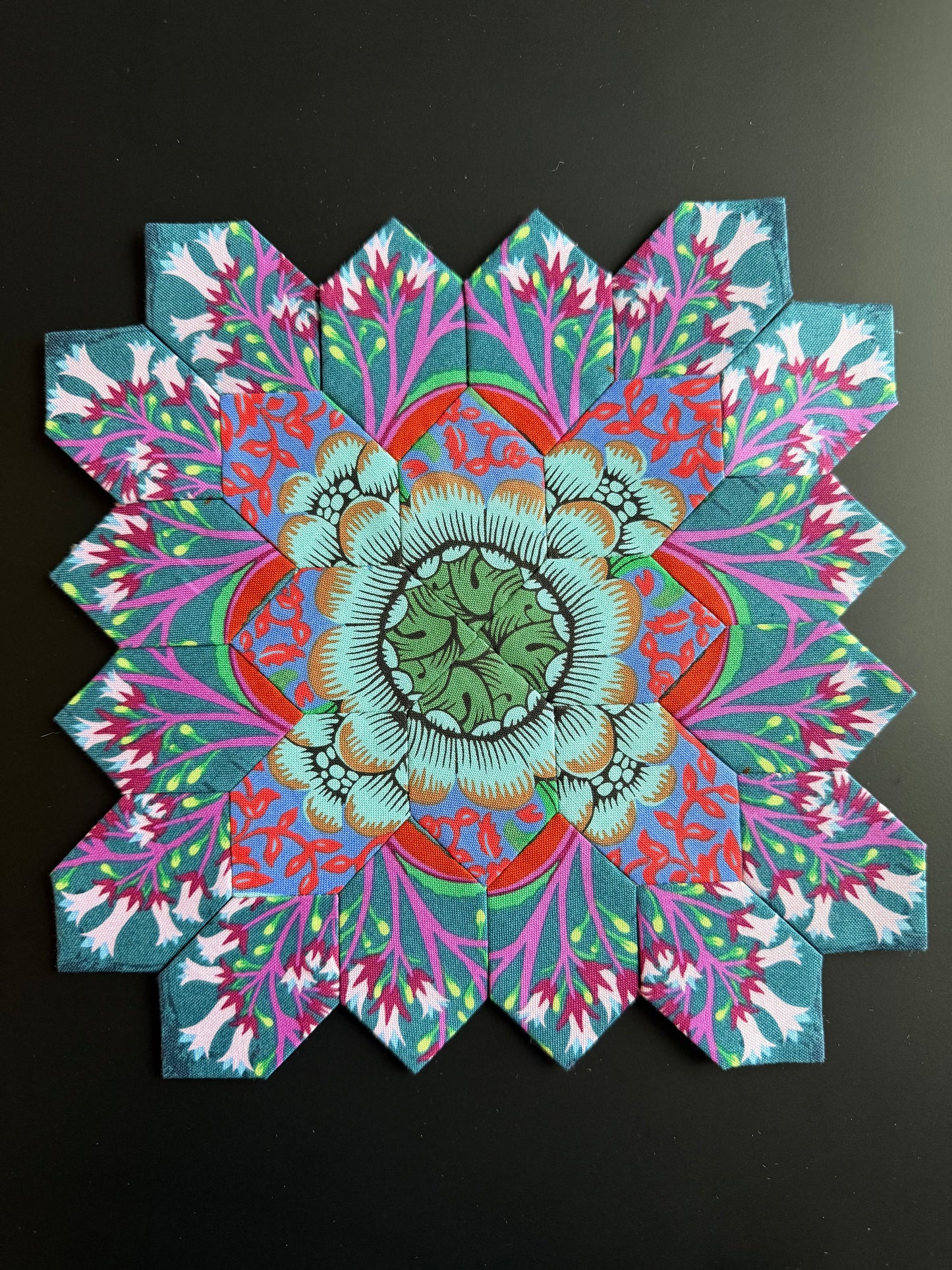 Lilac Lotus #39 Patchwork of the Cross Block Kit