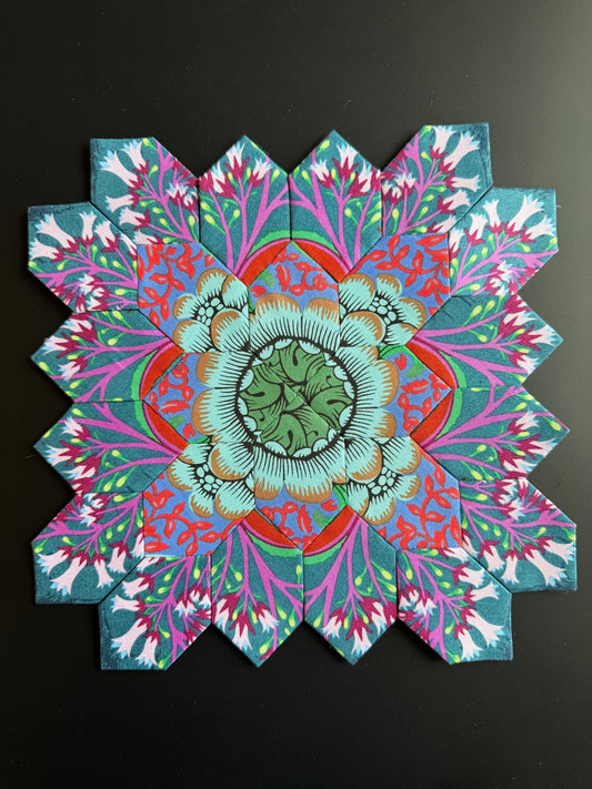 Lilac Lotus #39 Patchwork of the Cross Block Kit