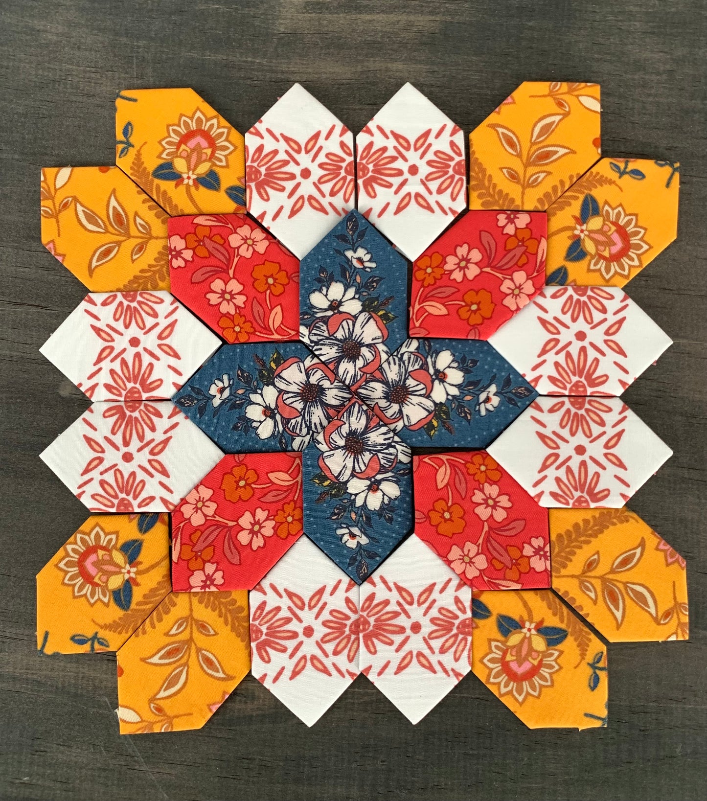 Forever in Blue Jeans #21 Patchwork of the Cross Block Kit