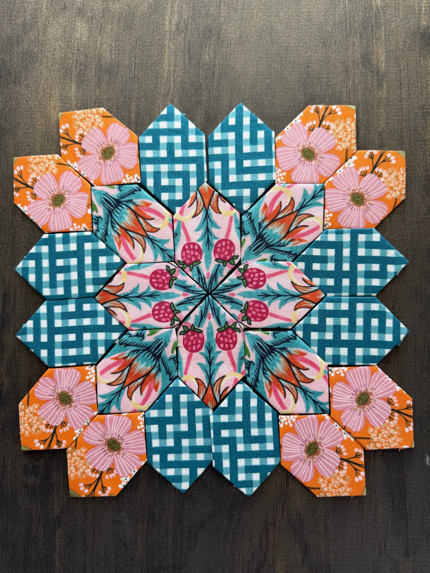 Orange Thief #36 Patchwork of the Cross Block Kit