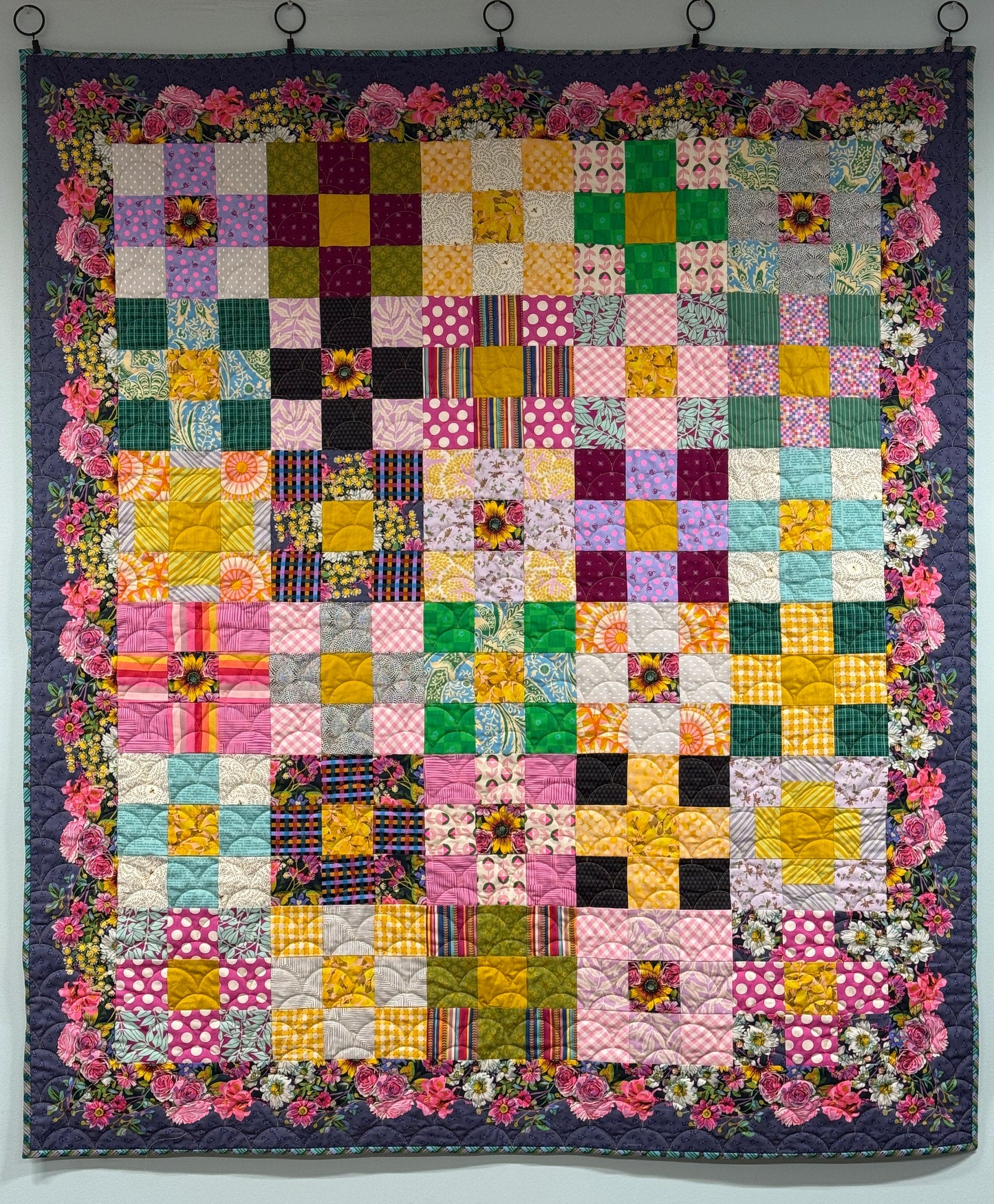 Blooming 9 Patch PDF Pattern