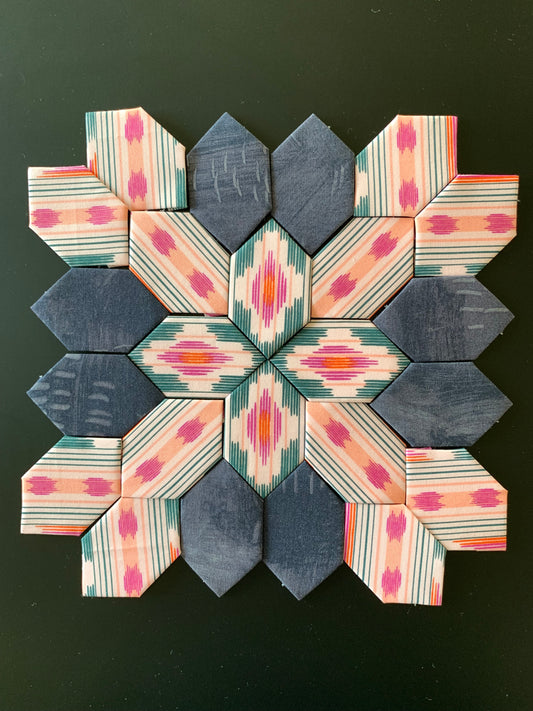 Highway Stripes #27 Patchwork of the Cross Block Kit