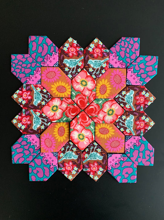 Lace Bird Plate #11 Patchwork of the Cross Block Kit