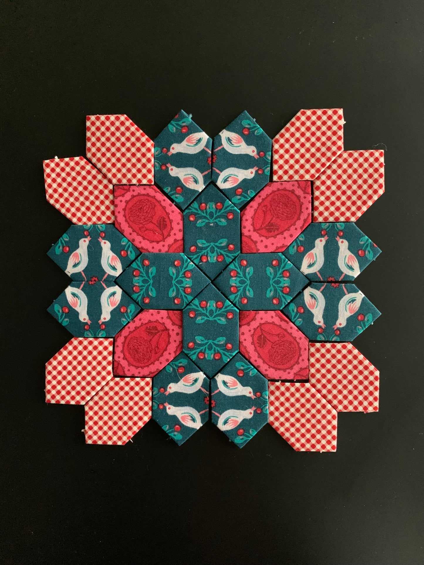 White Birds #3 Patchwork of the Cross Block Kit