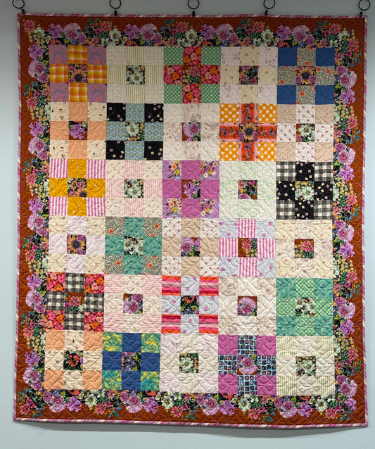 Blooming 9 Patch PDF Pattern