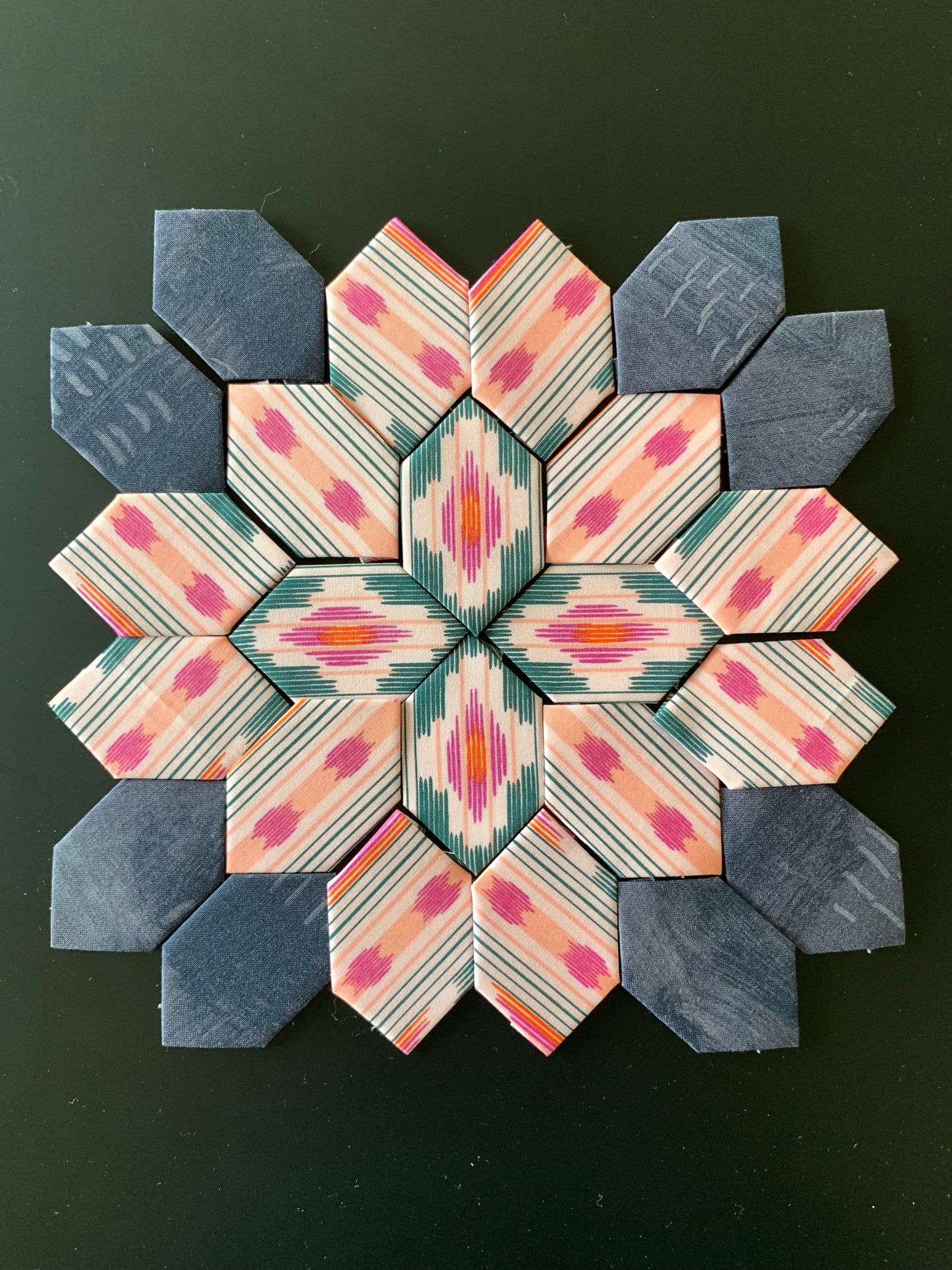 Highway Stripes #27 Patchwork of the Cross Block Kit