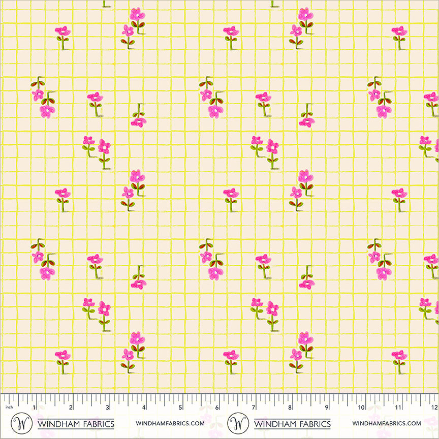 pre-order | floral Trellis - Yummy Yellow