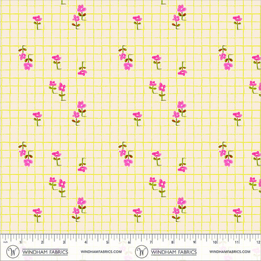 pre-order | floral Trellis - Yummy Yellow