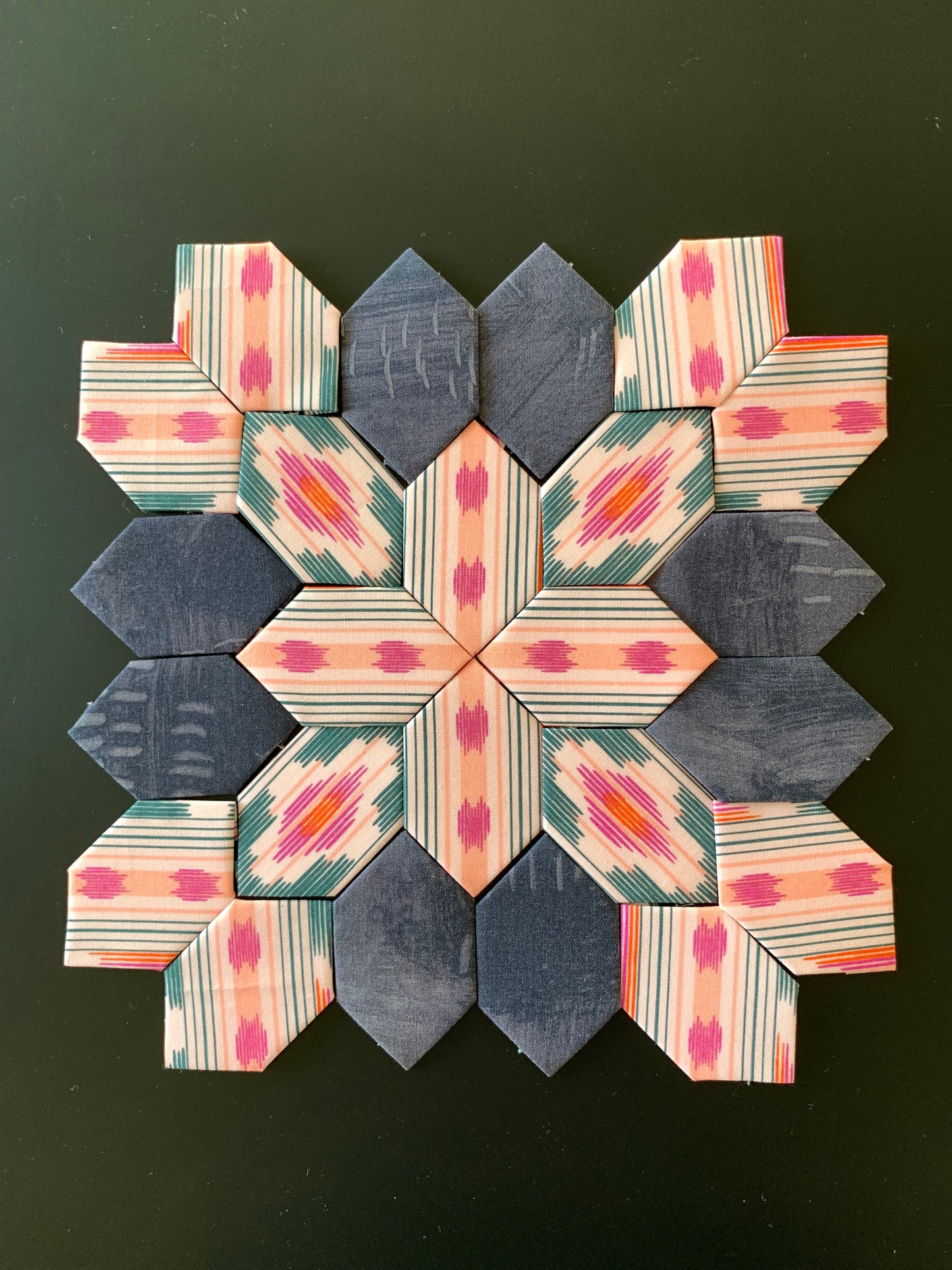 Highway Stripes #27 Patchwork of the Cross Block Kit