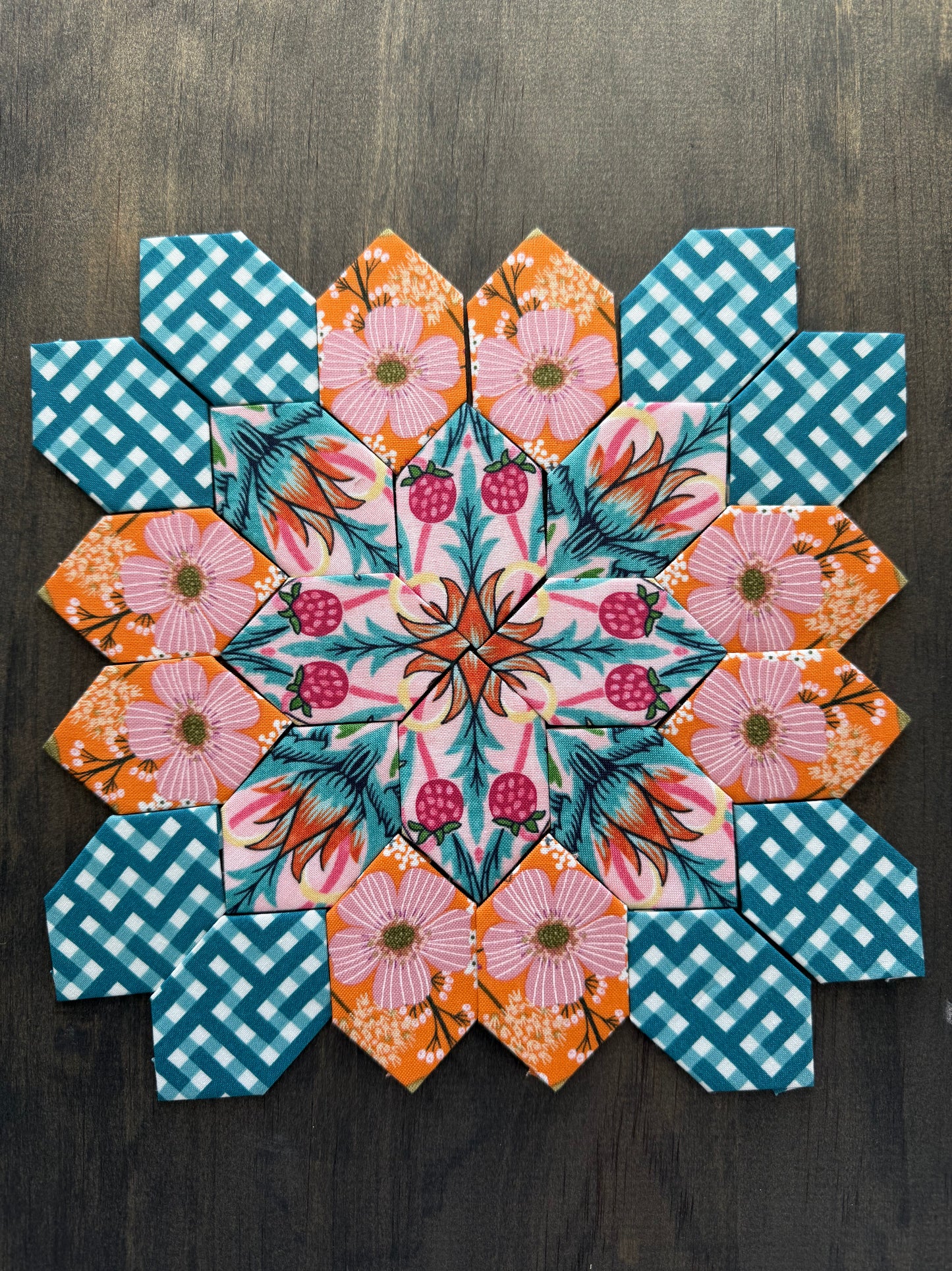 Orange Thief #36 Patchwork of the Cross Block Kit
