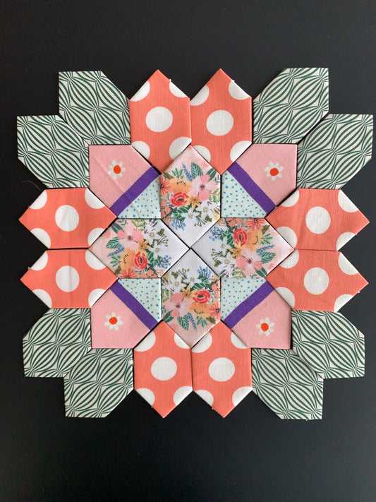 Coral Wreath #12 Patchwork of the Cross Block Kit