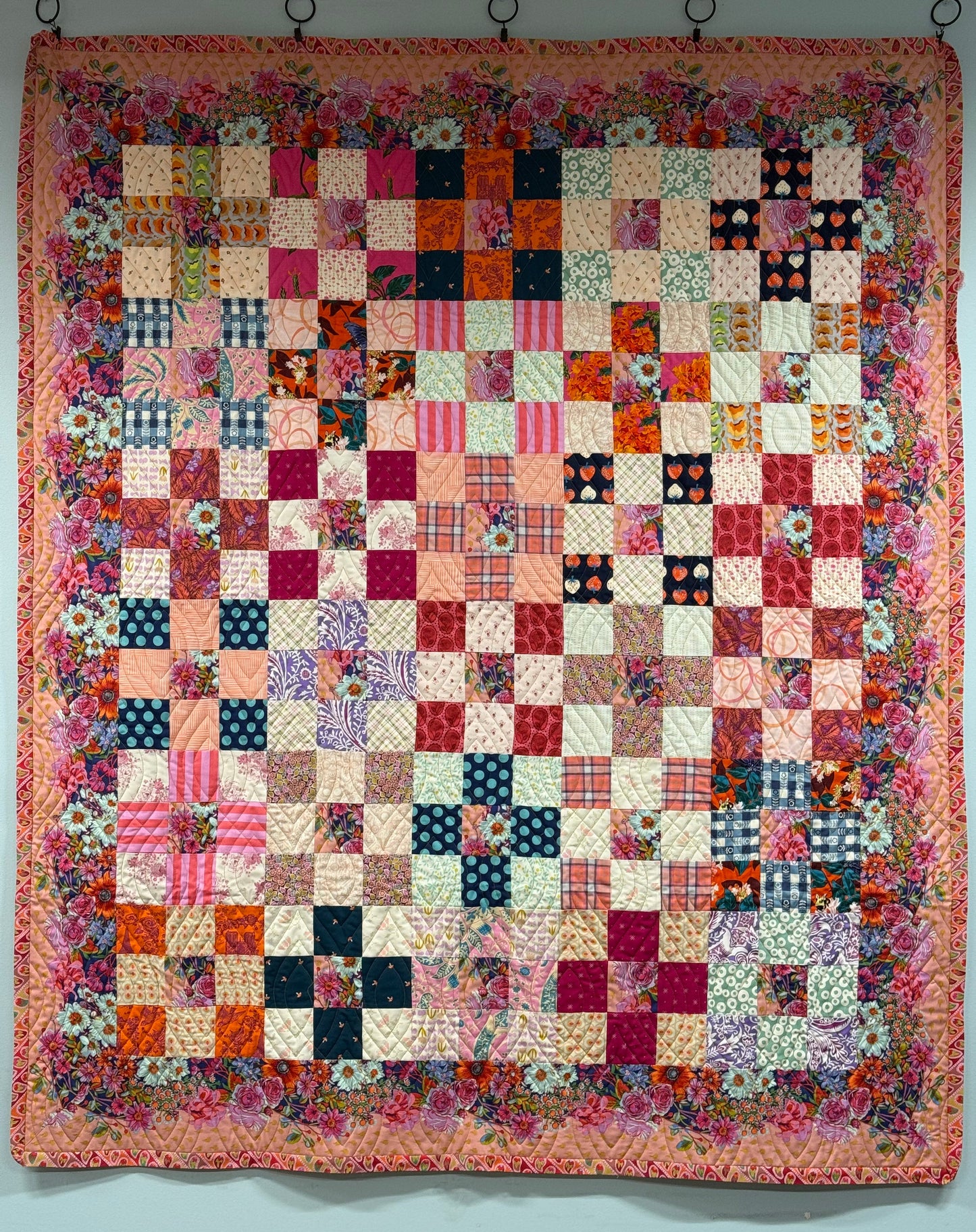 Blooming 9 Patch PDF Pattern