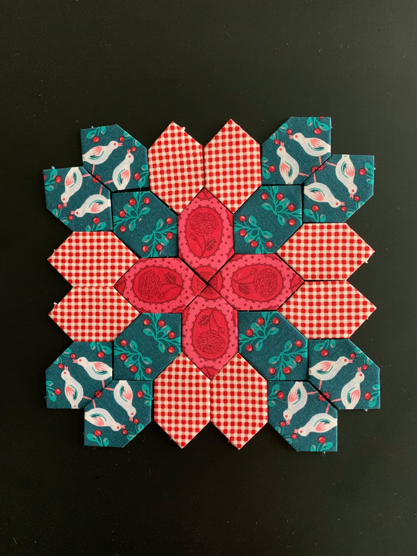 White Birds #3 Patchwork of the Cross Block Kit