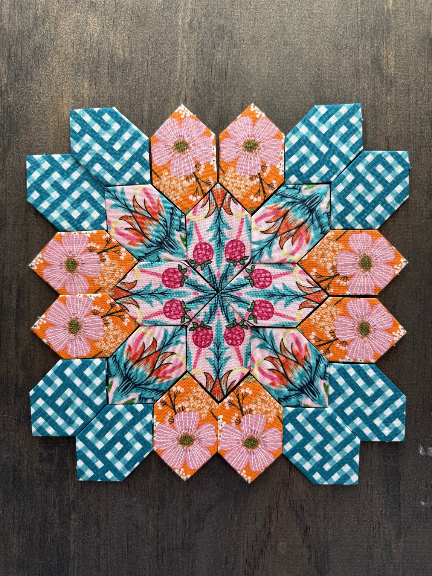 Orange Thief #36 Patchwork of the Cross Block Kit