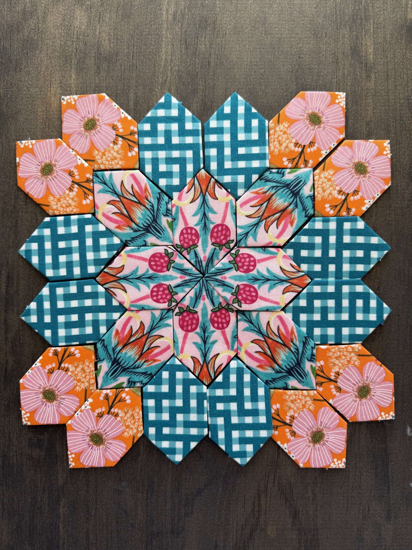 Orange Thief #36 Patchwork of the Cross Block Kit