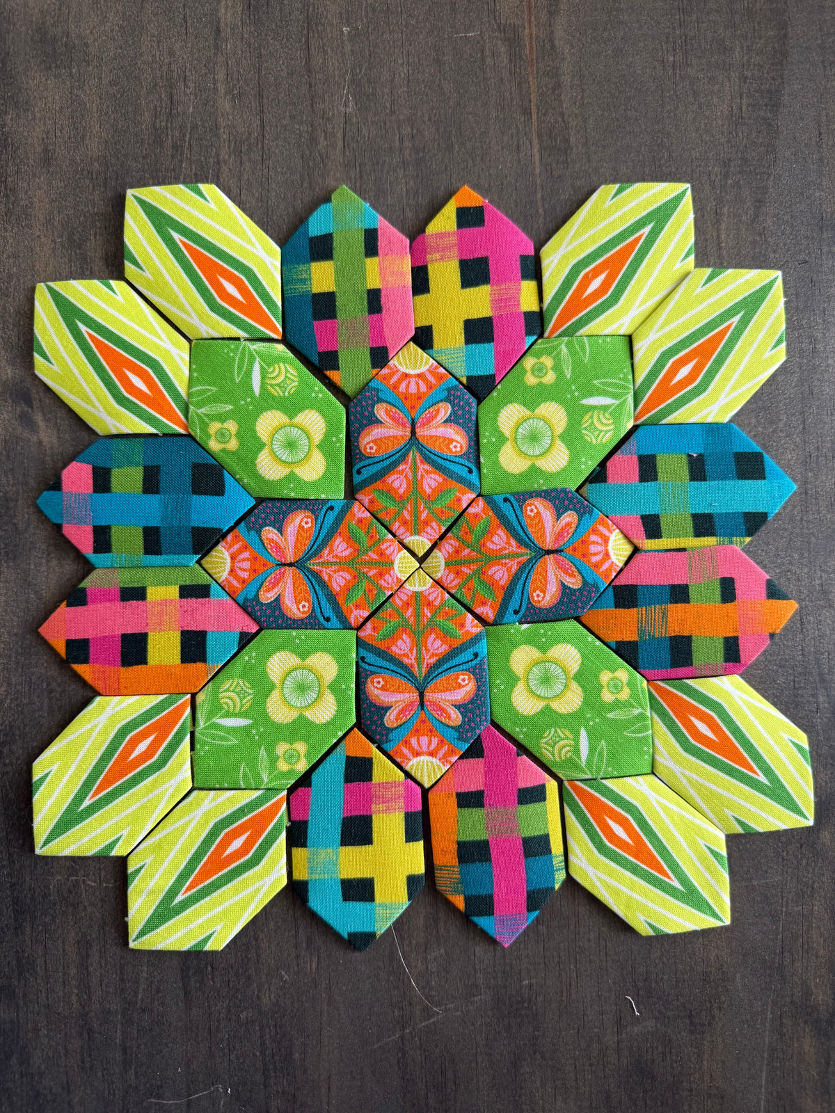 Lightning Strikes #45 Patchwork of the Cross Block Kit