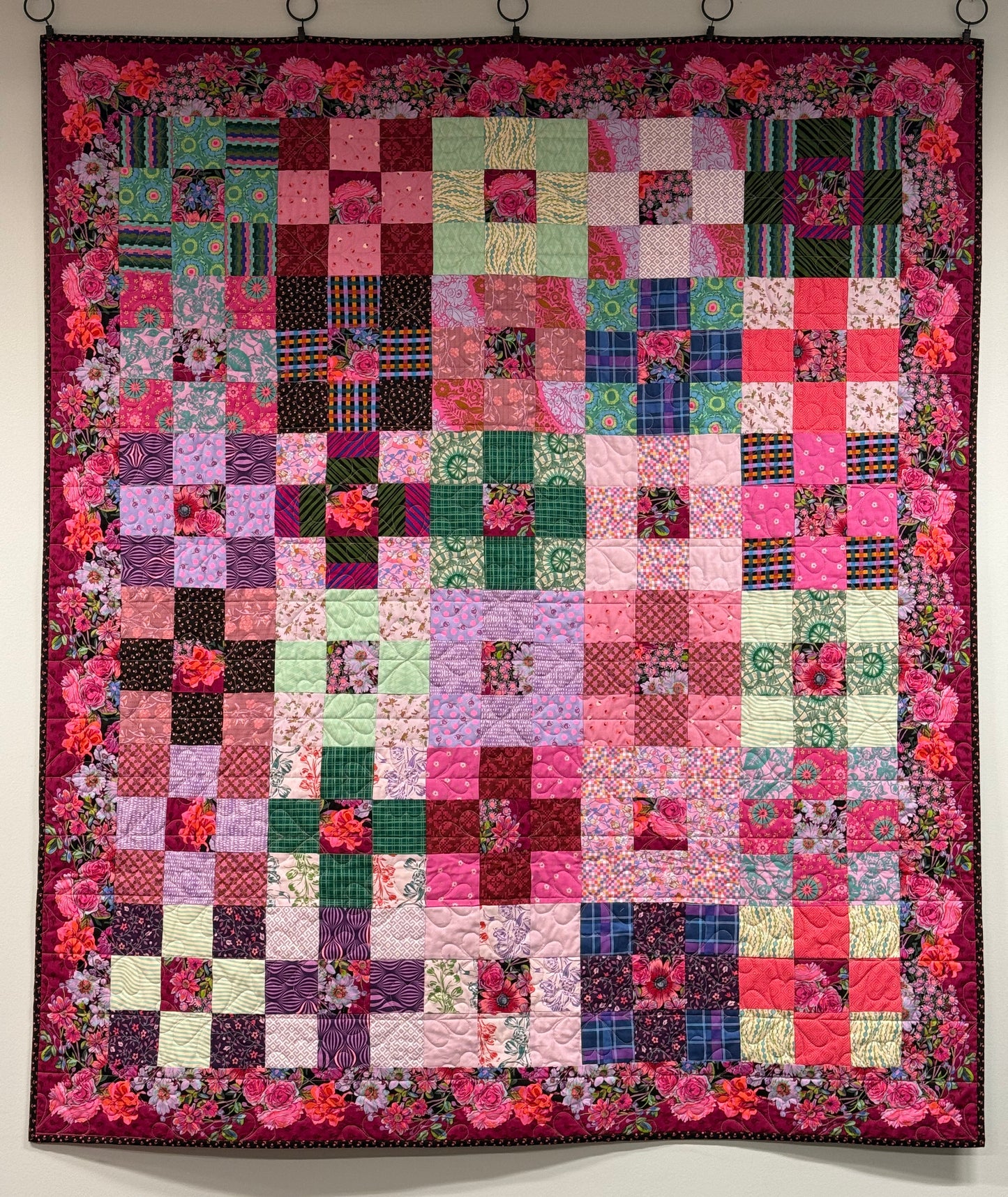 Blooming 9 Patch PDF Pattern