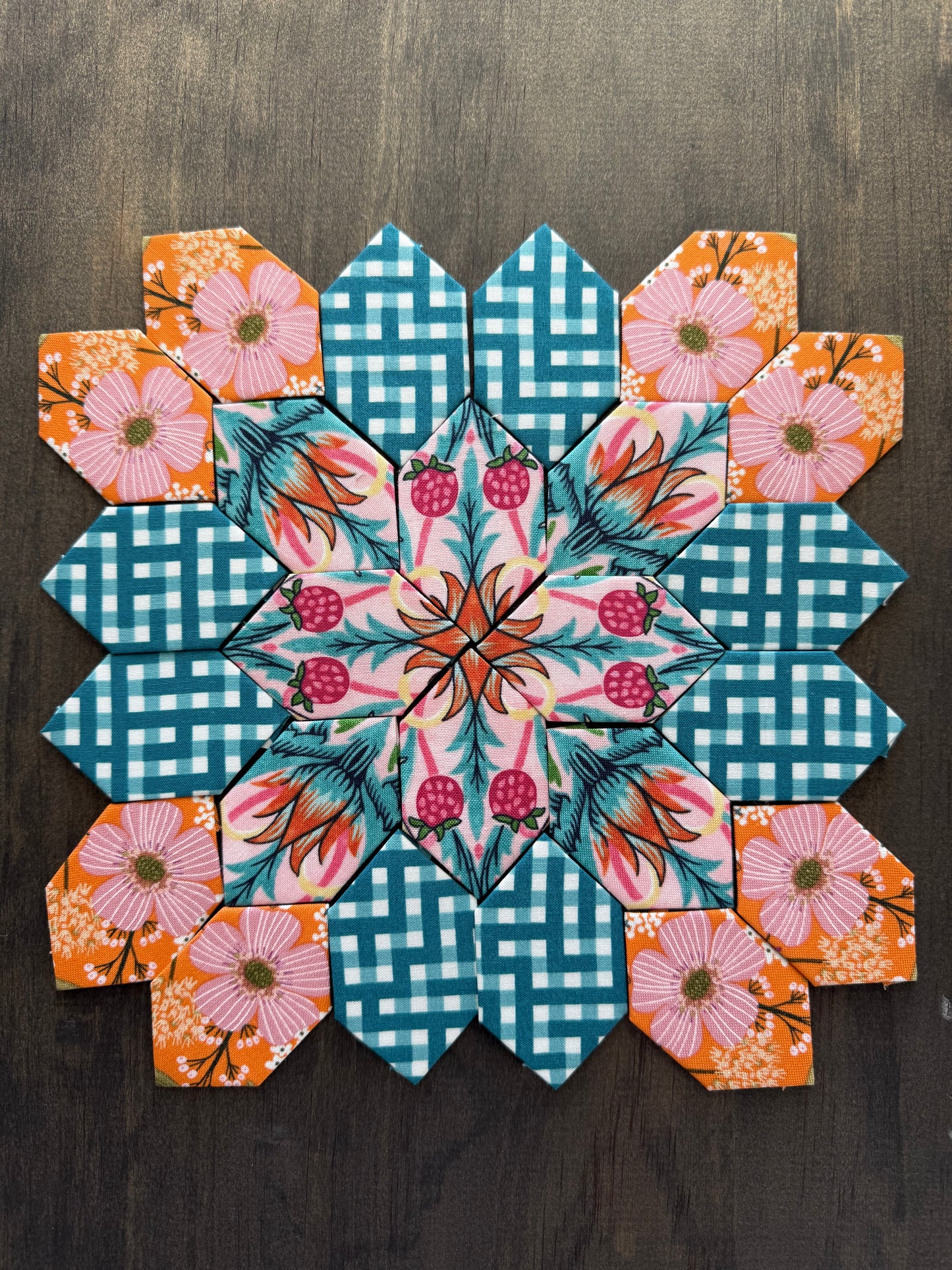 Orange Thief #36 Patchwork of the Cross Block Kit