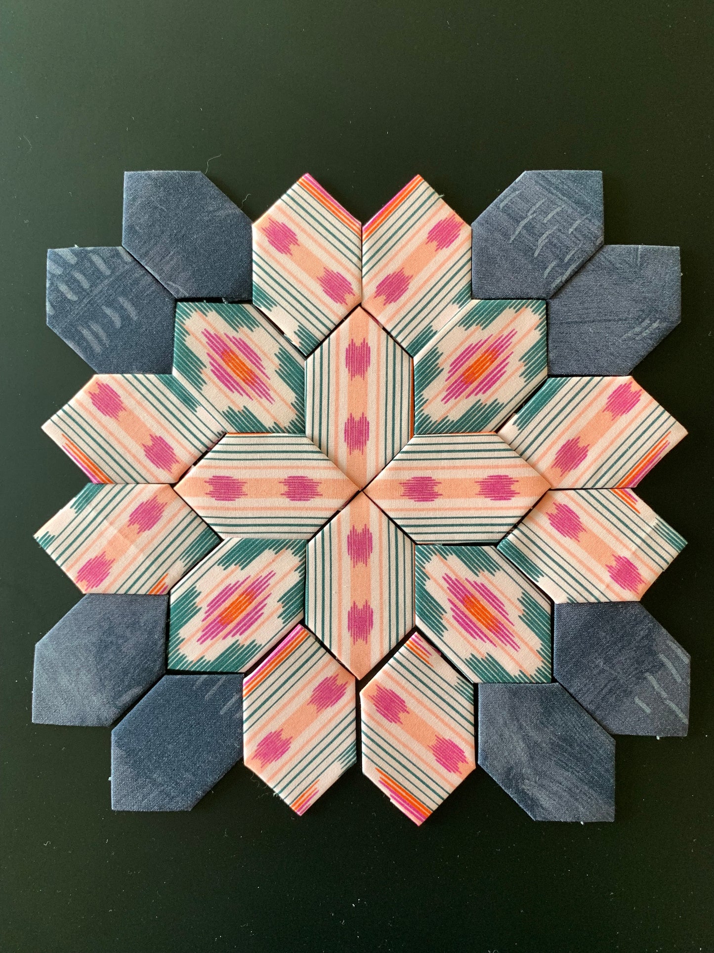 Highway Stripes #27 Patchwork of the Cross Block Kit