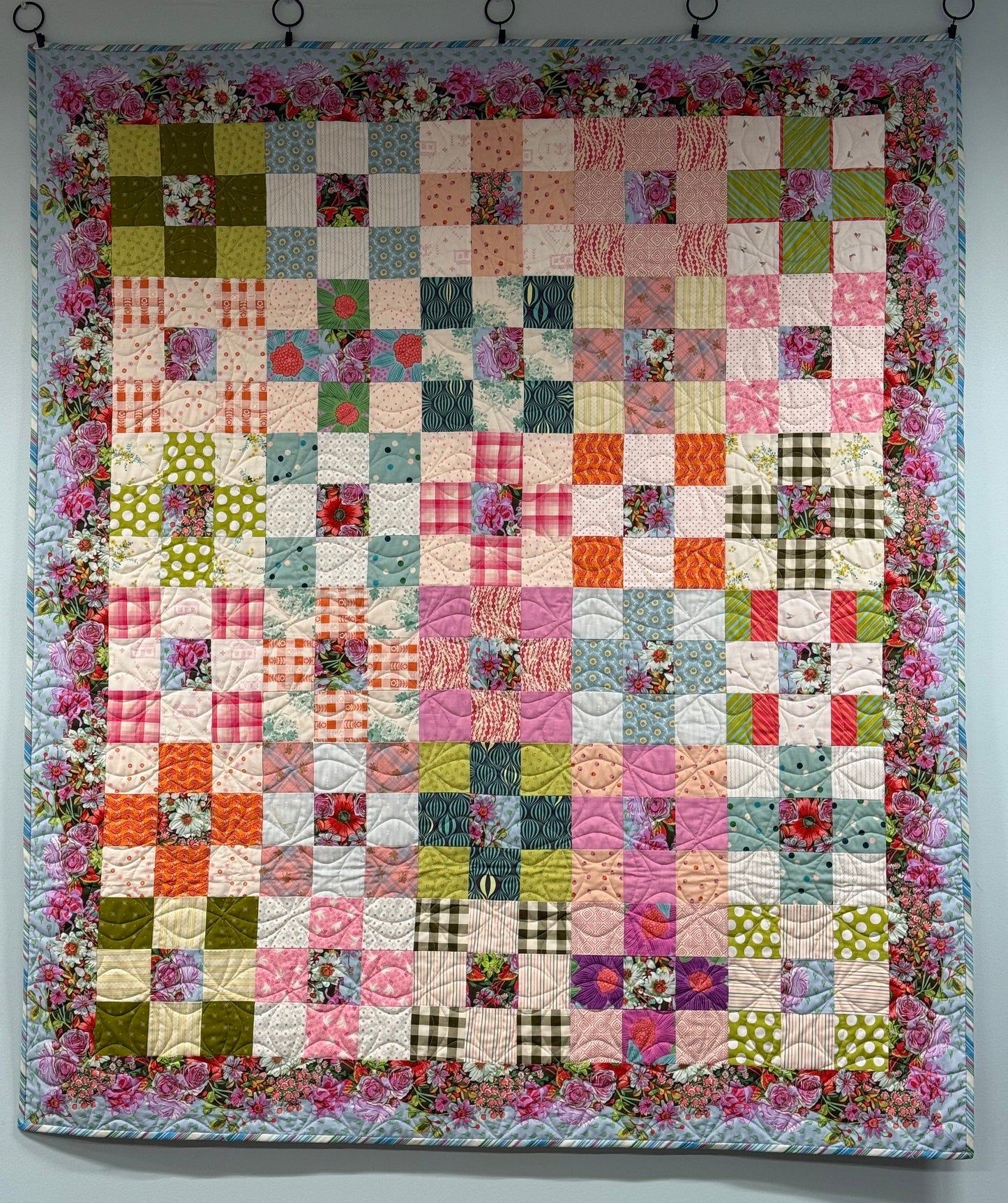 Blooming 9 Patch PDF Pattern