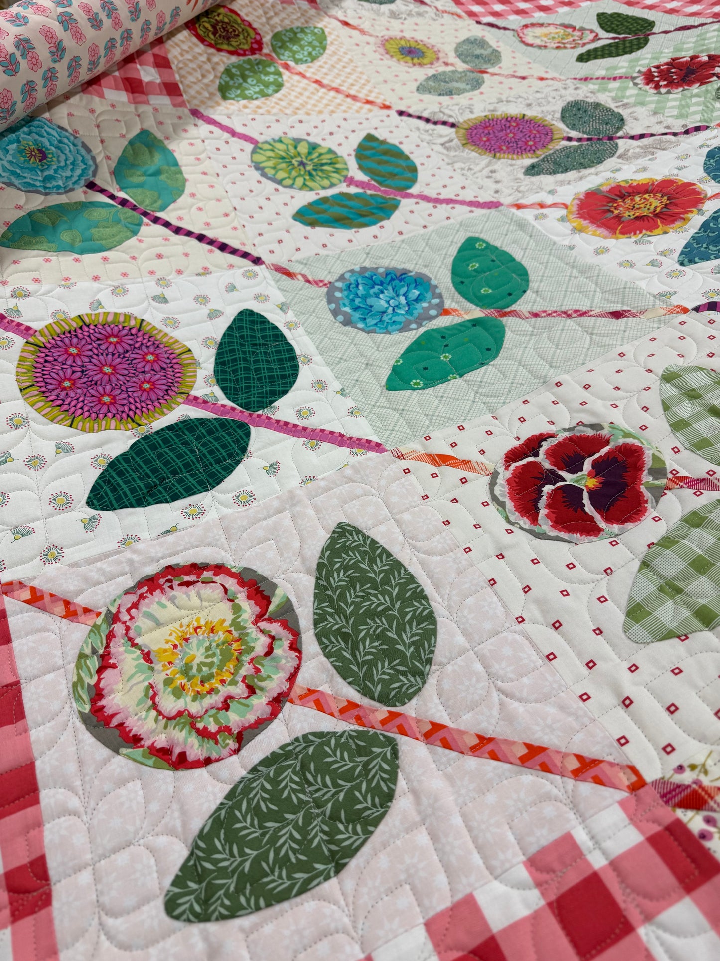 Folk Flower - Needle Turn Applique