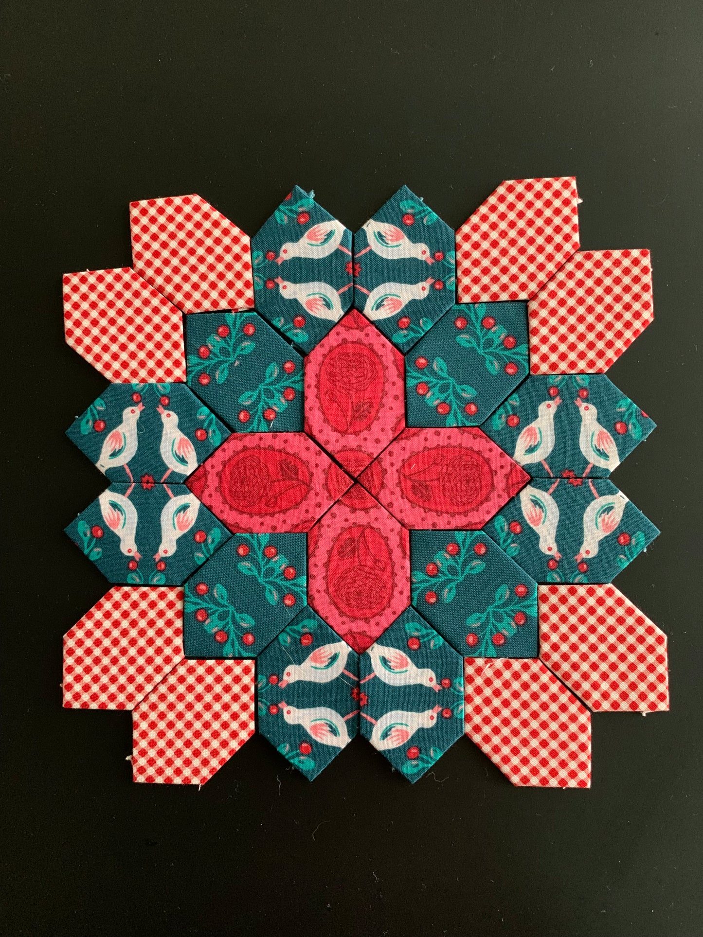 White Birds #3 Patchwork of the Cross Block Kit