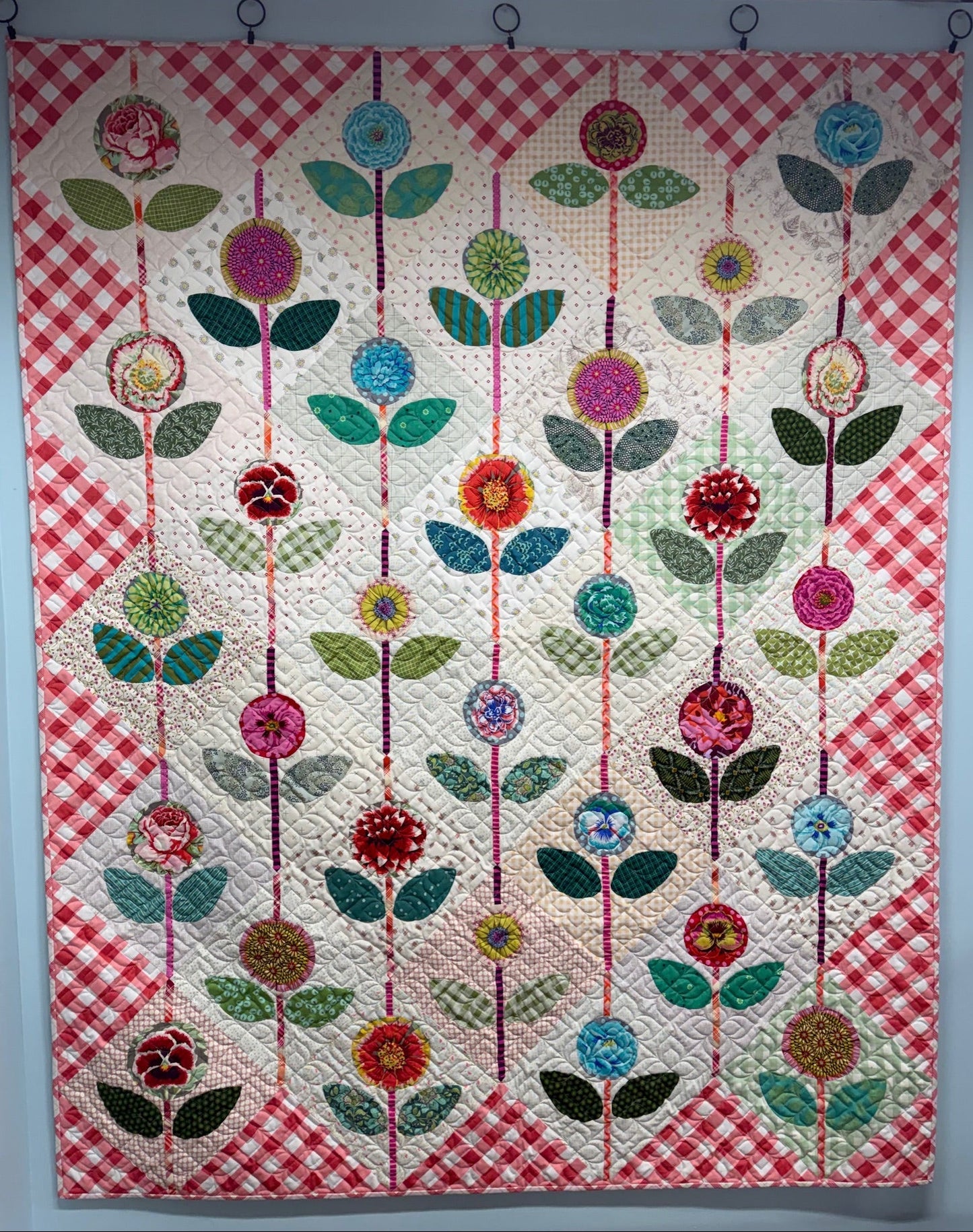 Folk Flower - Needle Turn Applique