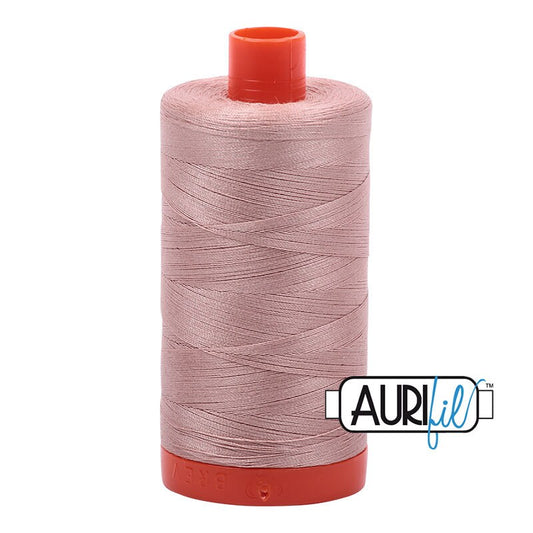 Aurifil Antique Blush Cotton Mako Thread